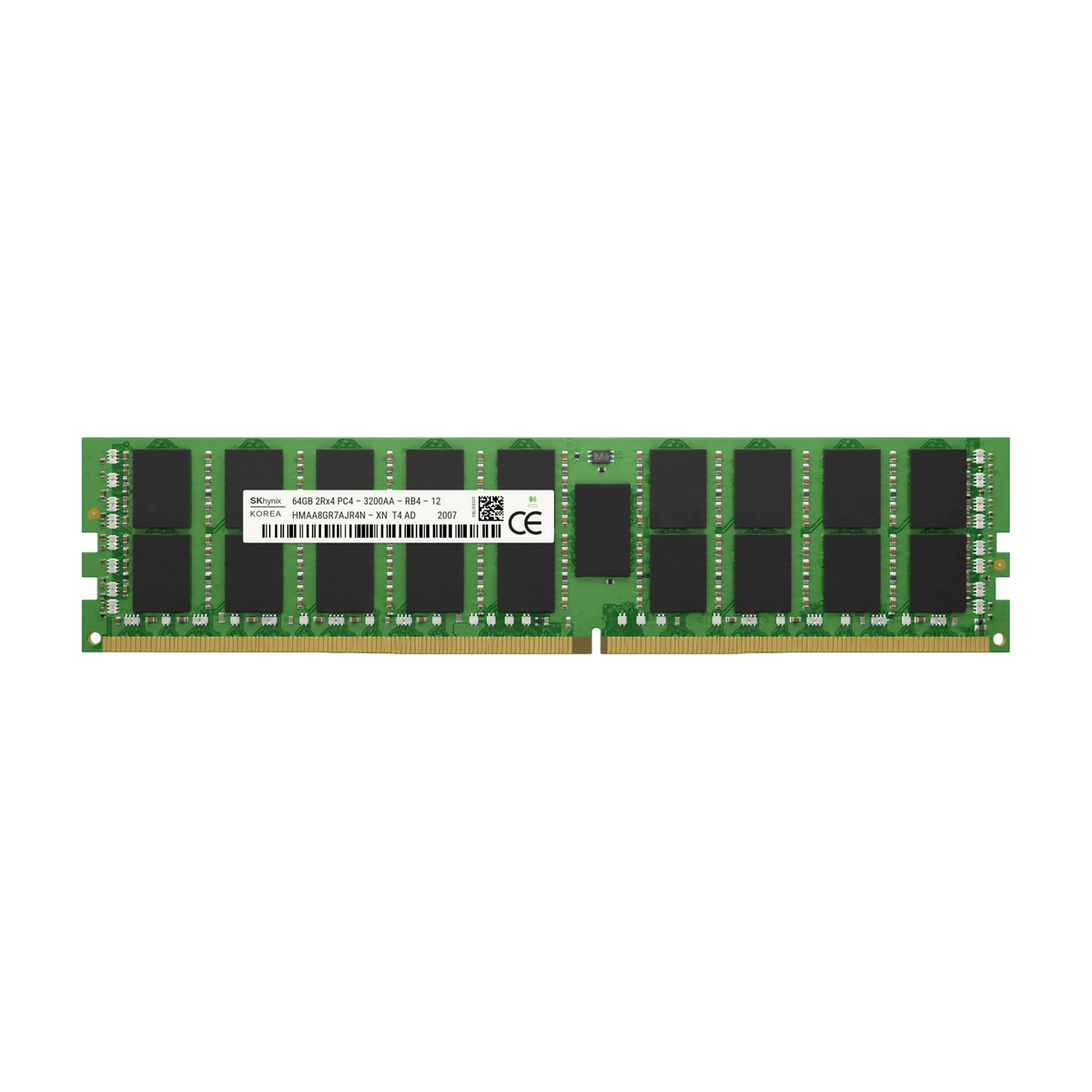 SK hynix 64GB PC4-3200AA DDR4 RDIMM ECC Registered Server RAM HMAA8GR7AJR4N-XN