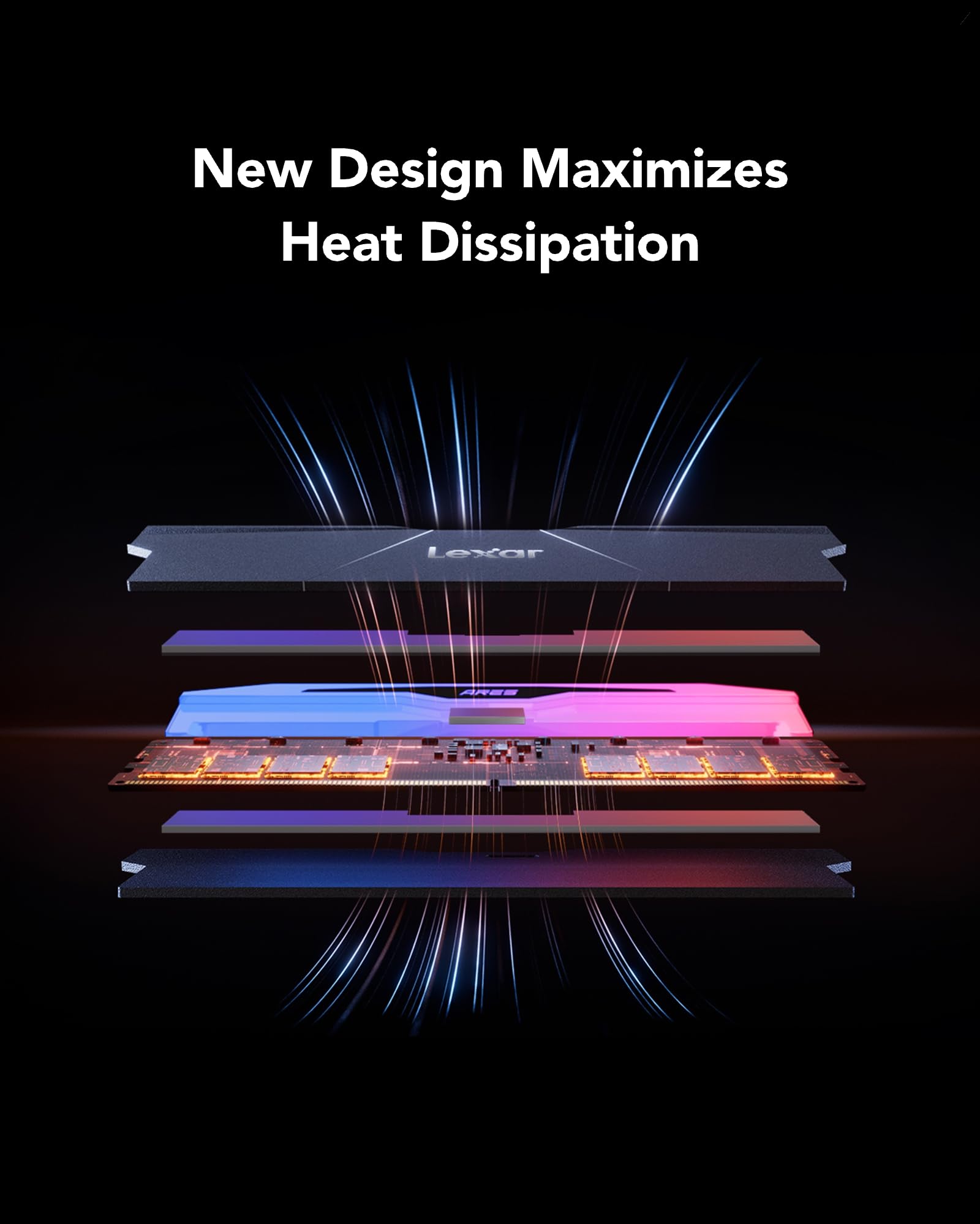 Lexar ARES Gen2 RGB 32GB DDR5-6000 - RGB Lighting