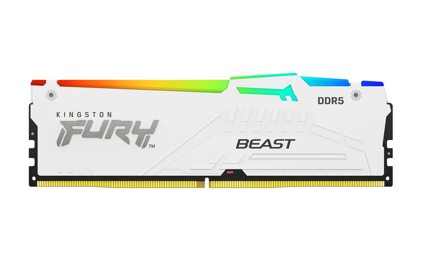 Kingston Fury Beast 128GB DDR5-5600 White - Side View