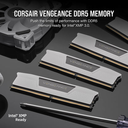 Corsair Vengeance 64GB DDR5-5200 White - Side View