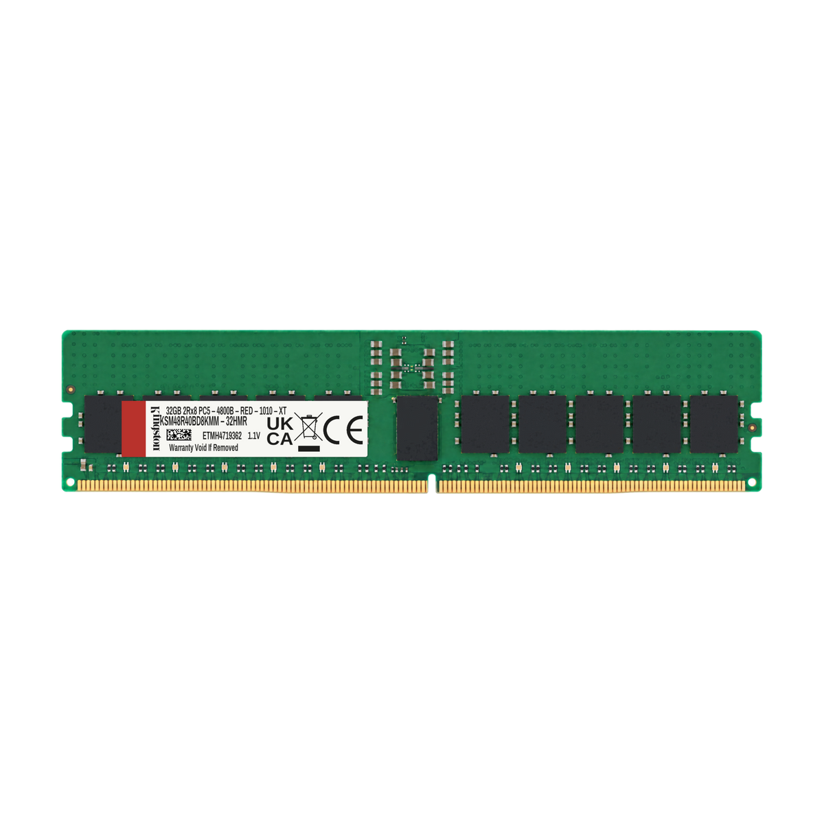 Kingston 32GB 4800 DDR5 RDIMM ECC Registered Server RAM Memory Module KSM48R40BD8KMM-32HMR