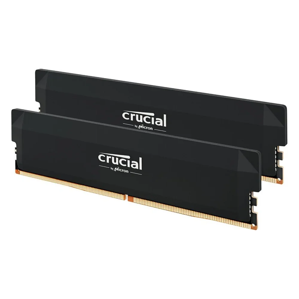 Crucial Pro 64GB (2x32GB) DDR5-6000 CL40 Desktop Memory Black