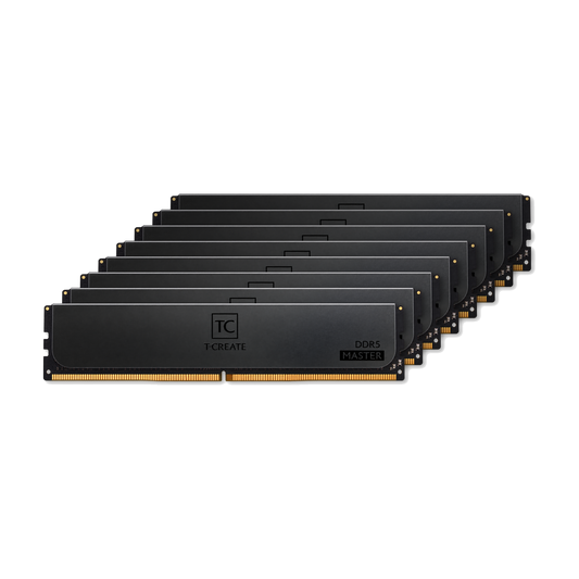 TEAMGROUP T-CREATE MASTER 192GB (8x24GB) DDR5-6400 CL32 ECC RDIMM Kit CTCMD5192G6400HC32AOC01