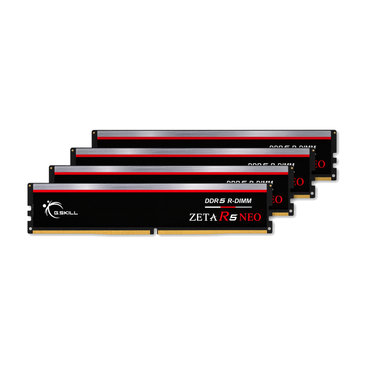 G.Skill Zeta R5 Neo 128GB (4x32GB) DDR5-6400 CL32 ECC Registered RDIMM Workstation Memory Kit F5-6400R3239G32GQ4-ZR5NK