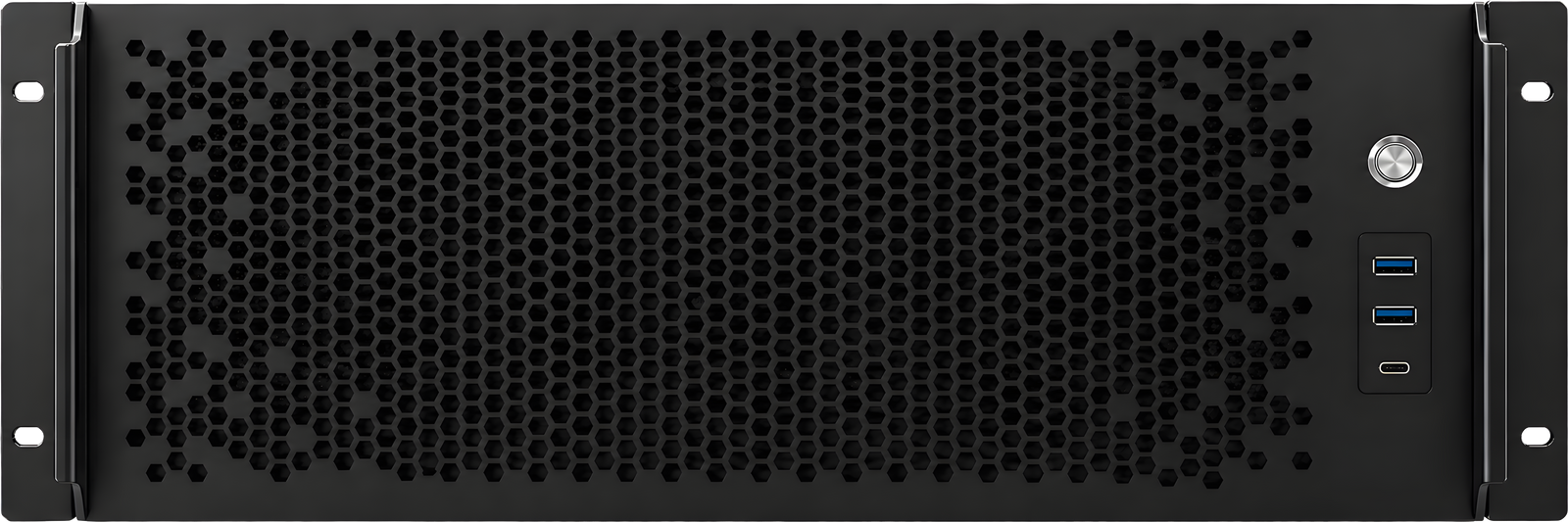 Vista frontale del telaio Neox Metal 4U