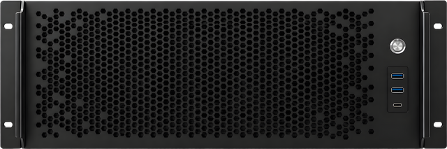 Vista frontale del telaio Neox Metal 4U