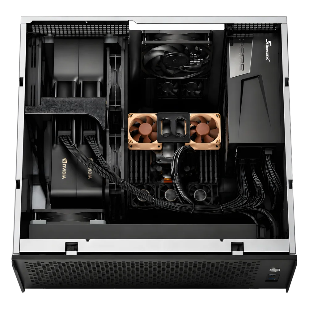 Neox Metal 4U server top-down view