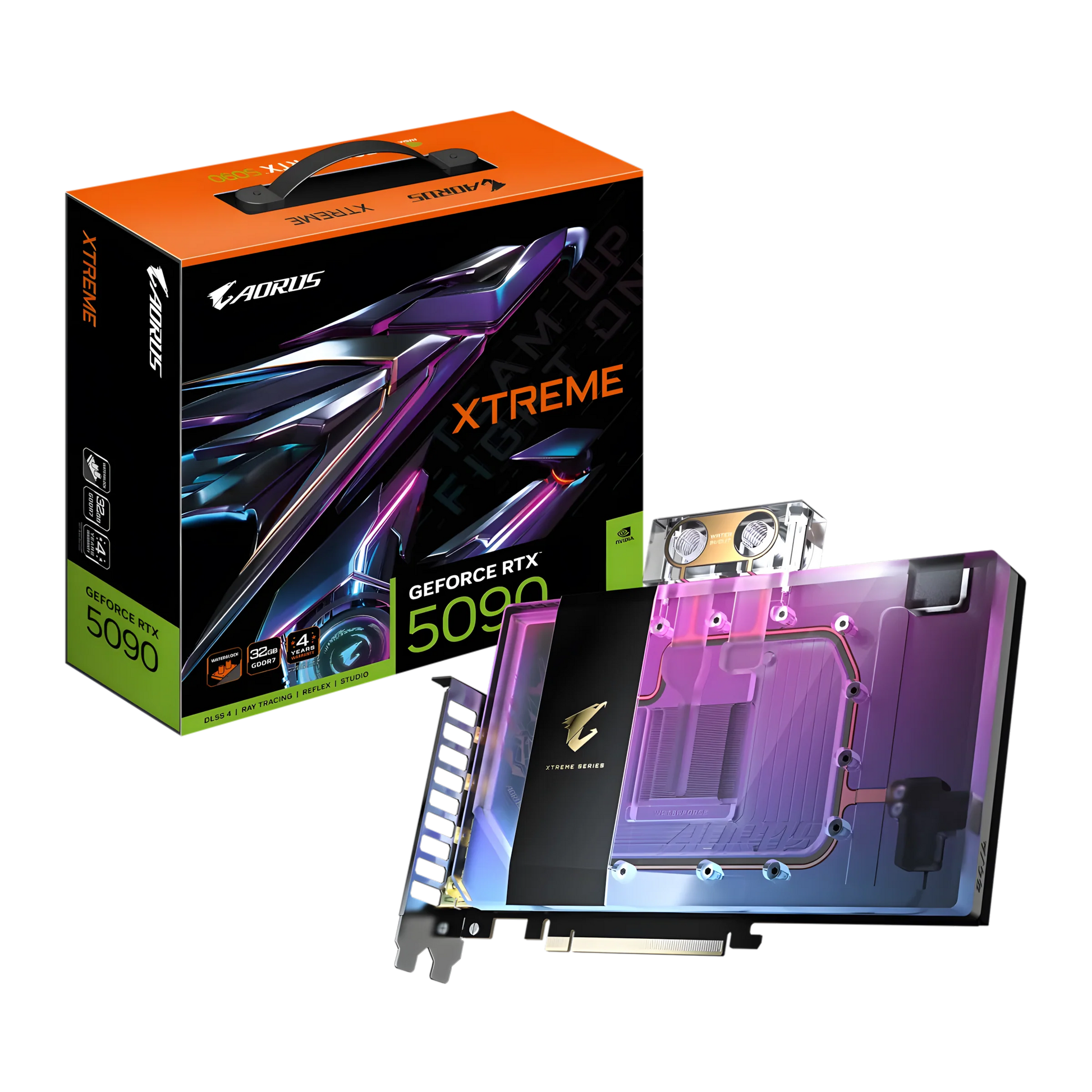 Gigabyte AORUS GeForce RTX 5090 XTREME WATERFORCE WB 32GB GDDR7 Graphics Card