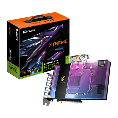 Gigabyte AORUS GeForce RTX 5090 XTREME WATERFORCE WB 32GB GDDR7 Graphics Card
