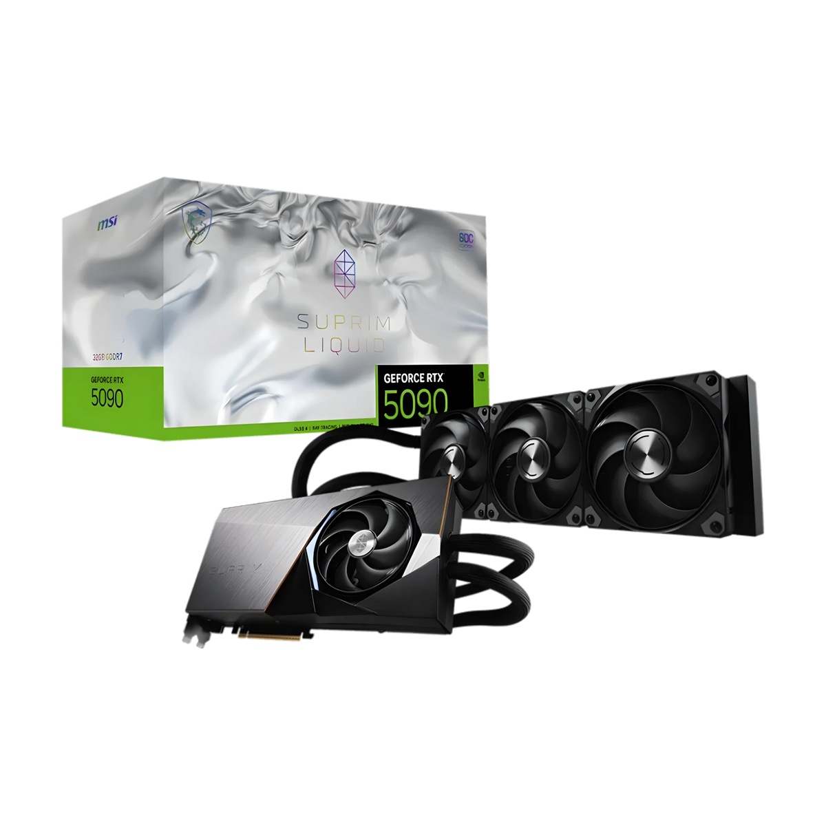 MSI NVIDIA GeForce RTX 5090 32G SUPRIM LIQUID SOC GDDR7