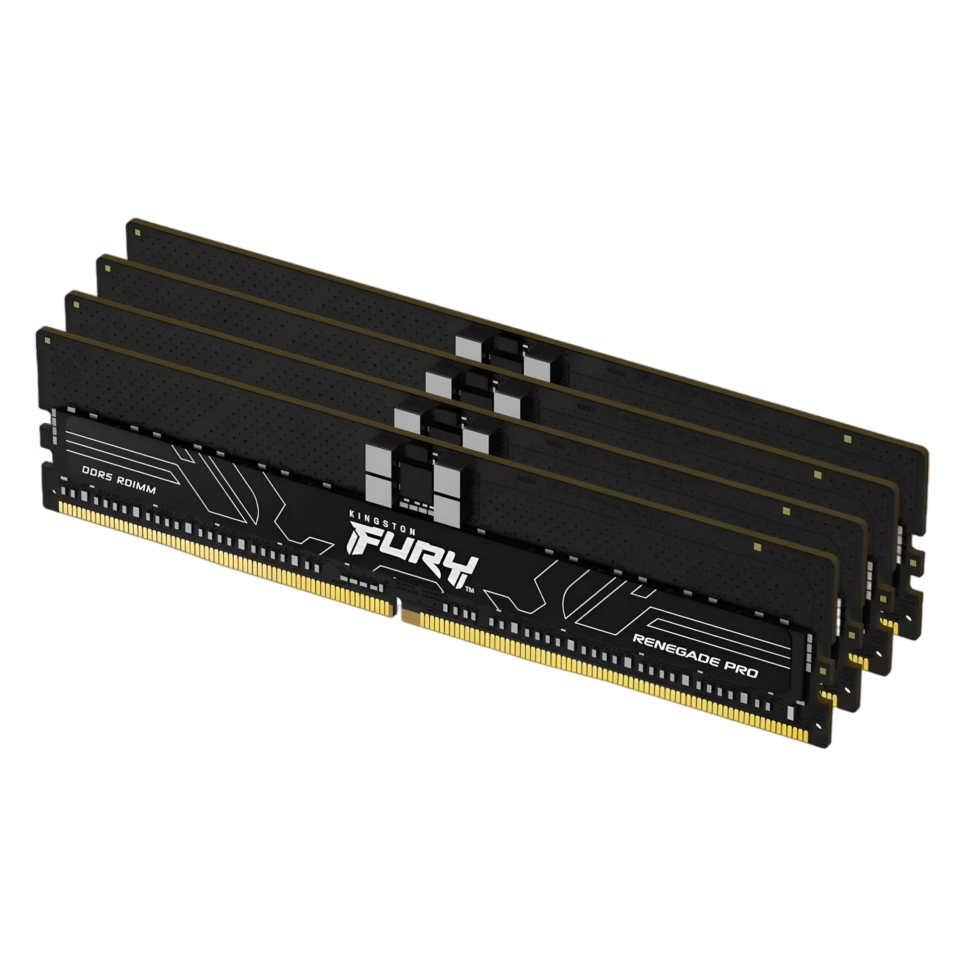 Kingston FURY 128GB (4x32GB) DDR5-6000 CL32 ECC RDIMM Server RAM Kit KF560R32RBEK4-128