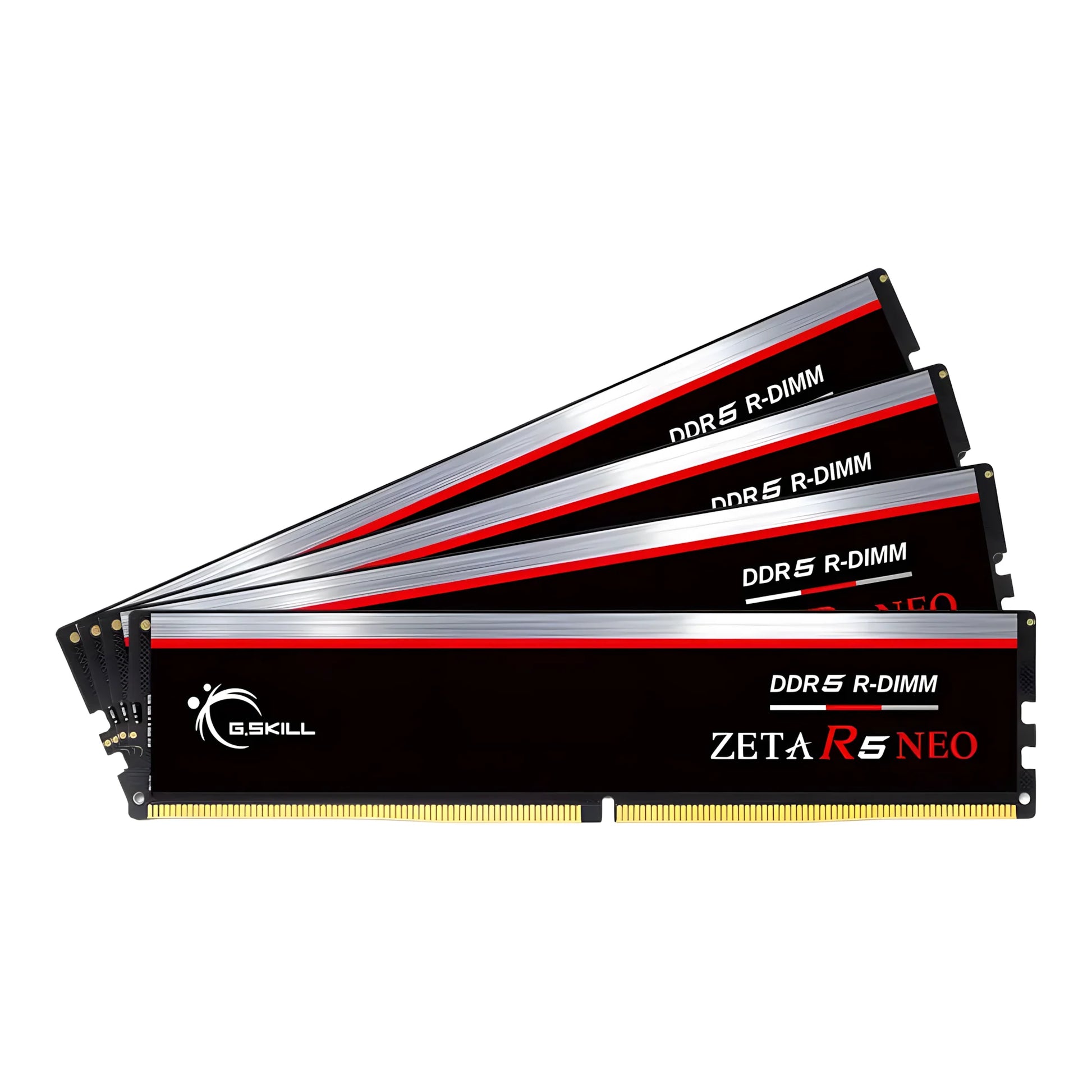 G.Skill Zeta R5 Neo 192GB (4x48GB) 6400 DDR5 RDIMM ECC Registered CL32 Workstation Memory Kit F5-6400R3239G48GQ4-ZR5NK
