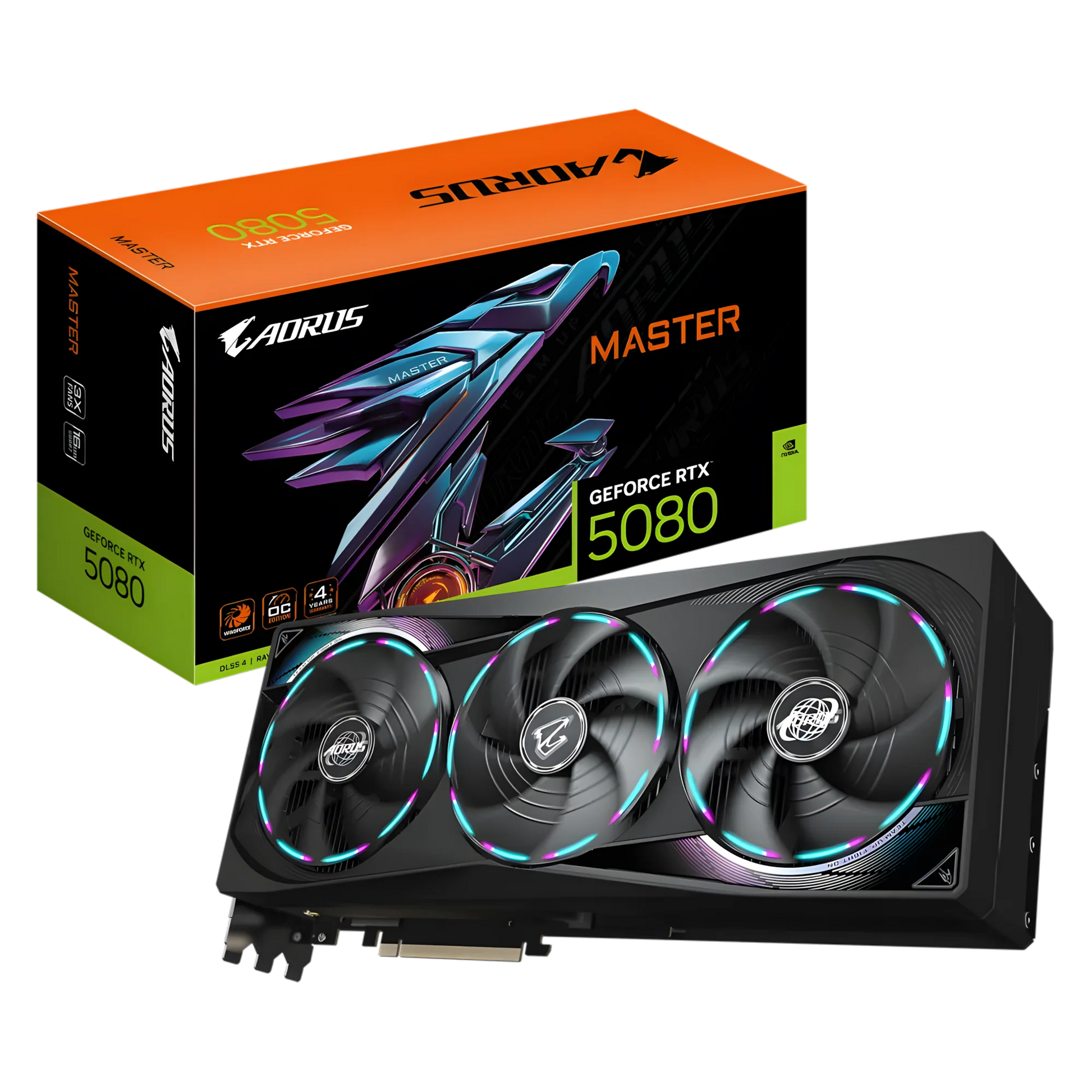 Gigabyte GeForce RTX 5080 Aorus Master OC 16GB GDDR7 Graphics Card