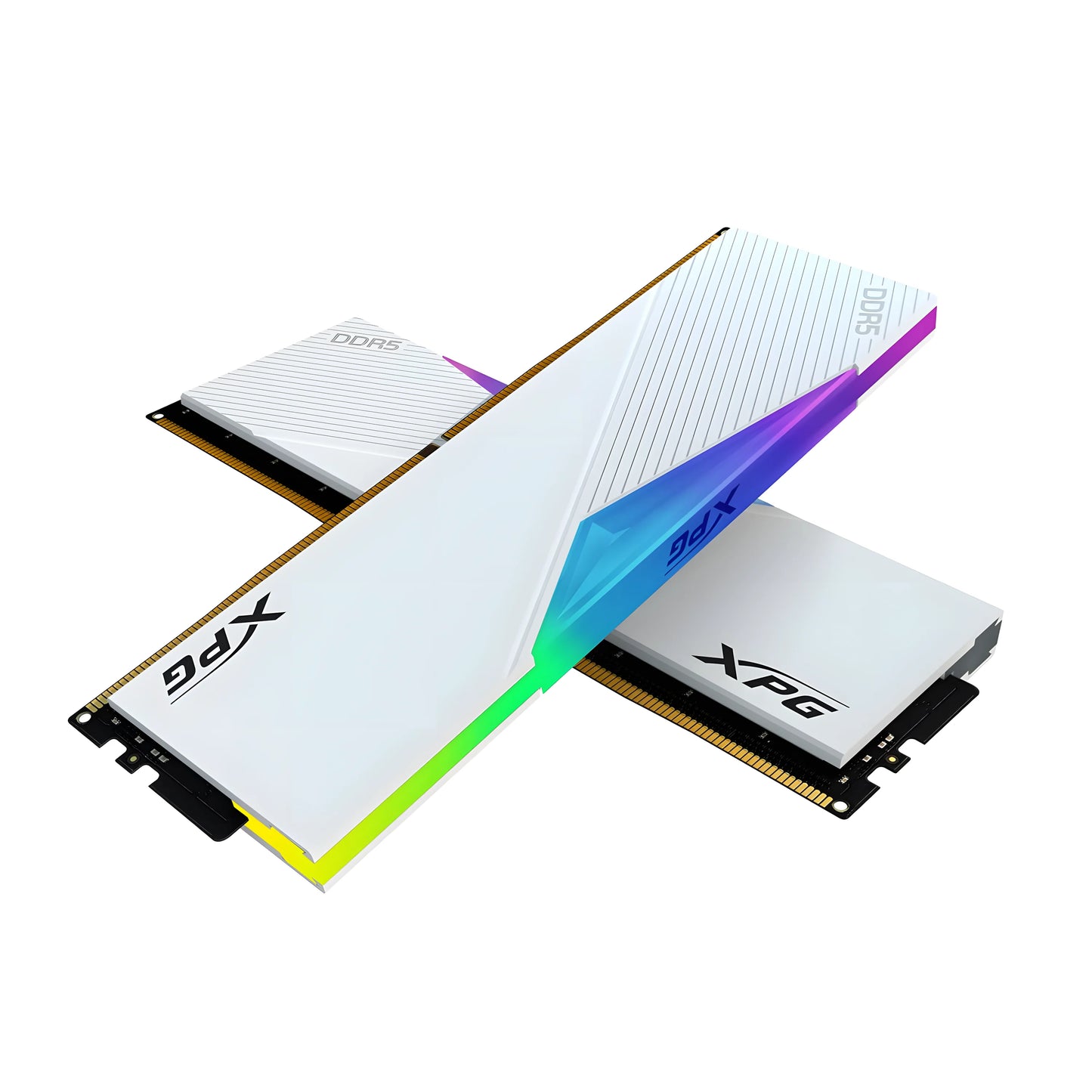 XPG Lancer RGB 32GB DDR5-6400 White - Side View