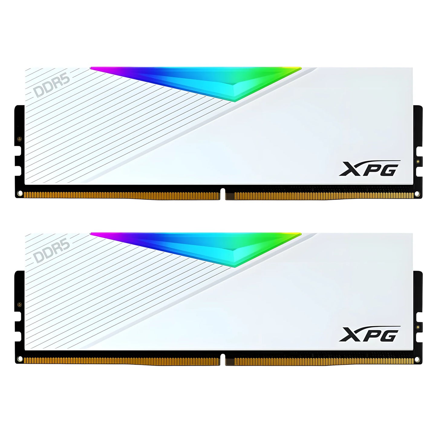 XPG Lancer RGB 32GB DDR5-6400 White - RGB Lighting