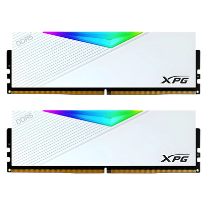 XPG Lancer RGB 32GB DDR5-6400 White - RGB Lighting