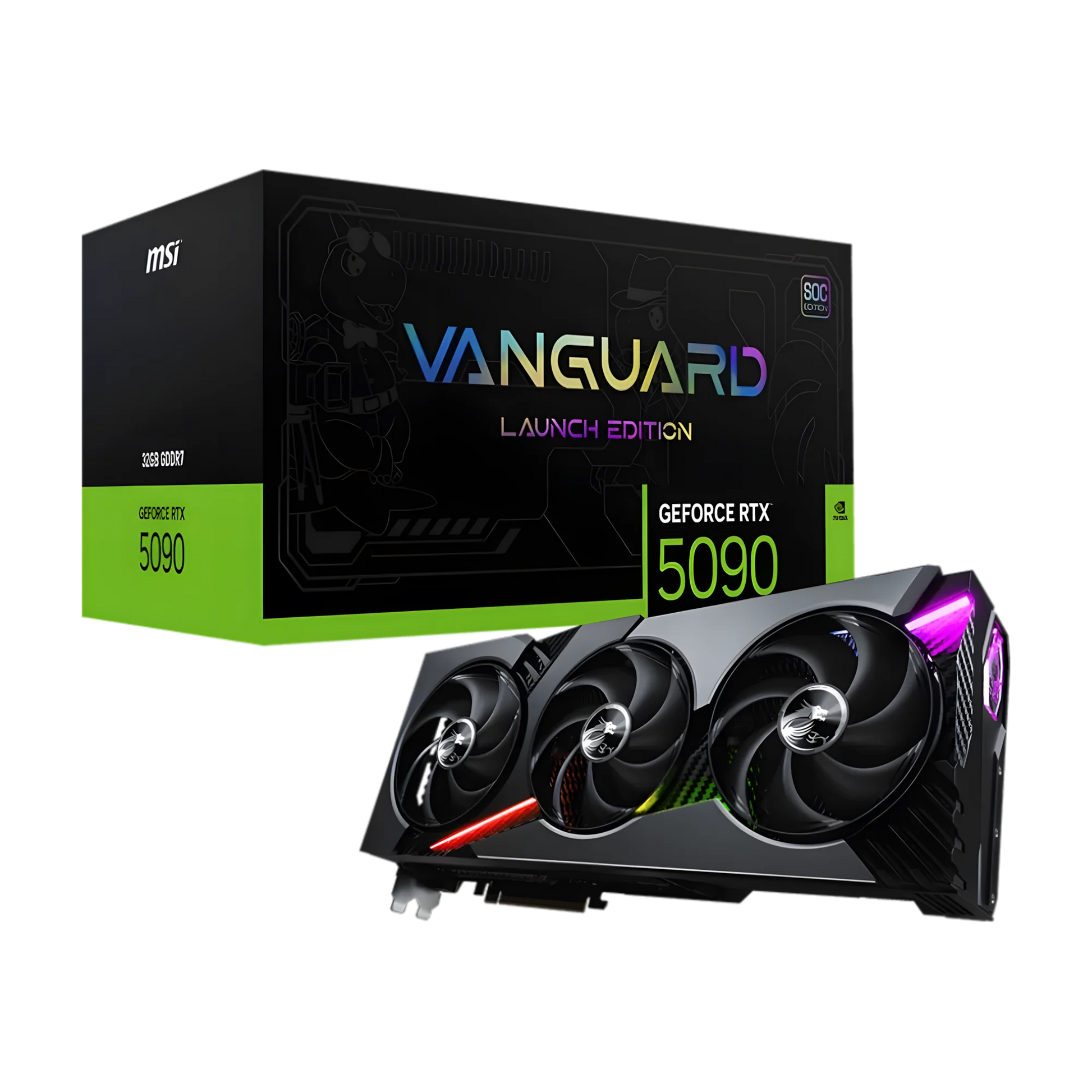 MSI GeForce RTX 5090 32 GB VANGUARD SOC LAUNCH EDITION