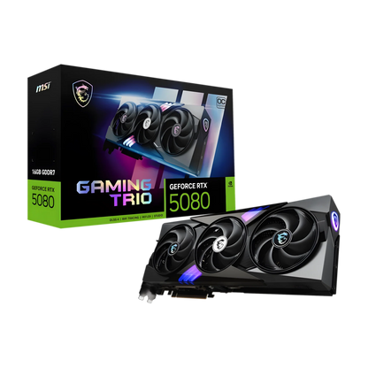 MSI GeForce RTX 5080 16GB GDDR7 Gaming Trio OC